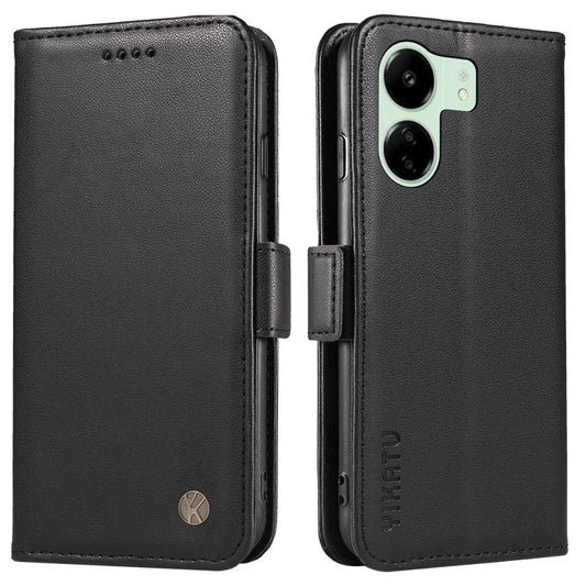 YIKATU YK-003 For Xiaomi Redmi 13C 4G / Poco C65 4G Case PU Leather Stand Phone Cover