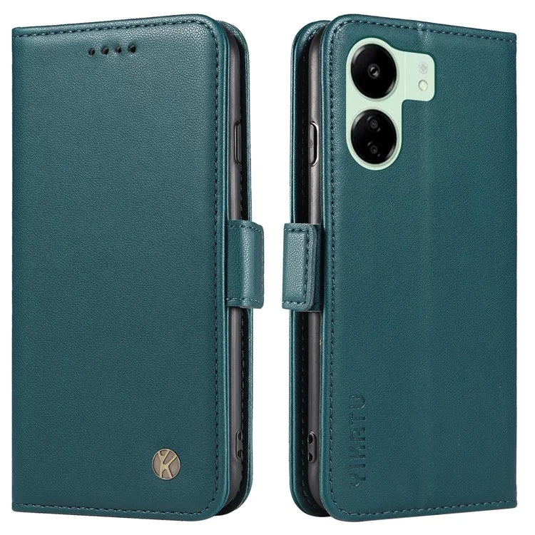 YIKATU YK-003 For Xiaomi Redmi 13C 4G / Poco C65 4G Case PU Leather Stand Phone Cover