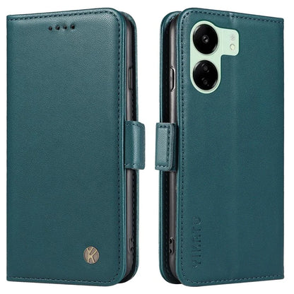 YIKATU YK-003 For Xiaomi Redmi 13C 4G / Poco C65 4G Case PU Leather Stand Phone Cover