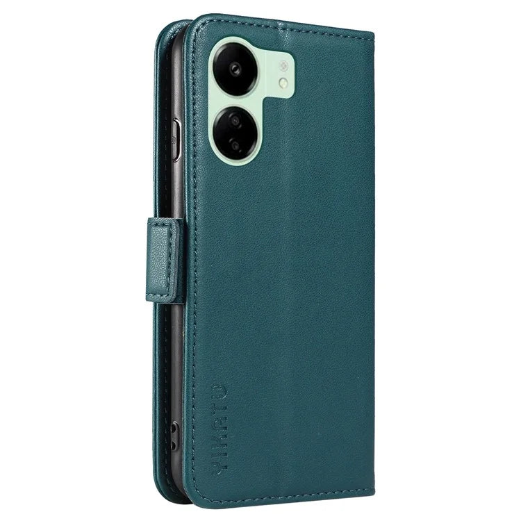 YIKATU YK-003 For Xiaomi Redmi 13C 4G / Poco C65 4G Case PU Leather Stand Phone Cover