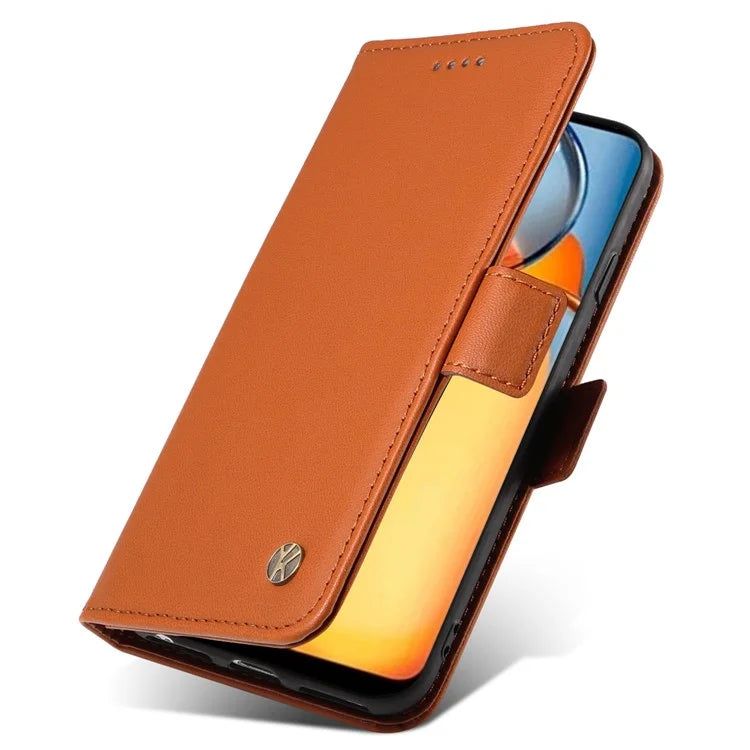 YIKATU YK-003 For Xiaomi Redmi 13C 4G / Poco C65 4G Case PU Leather Stand Phone Cover
