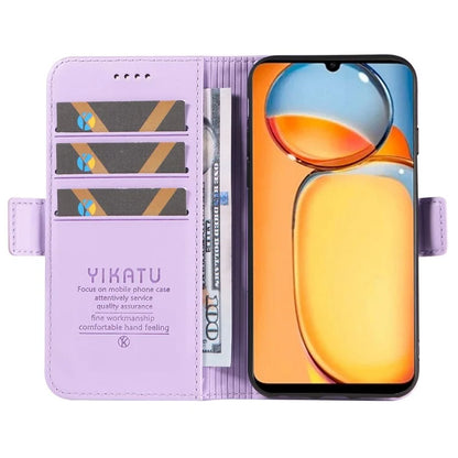 YIKATU YK-003 For Xiaomi Redmi 13C 4G / Poco C65 4G Case PU Leather Stand Phone Cover
