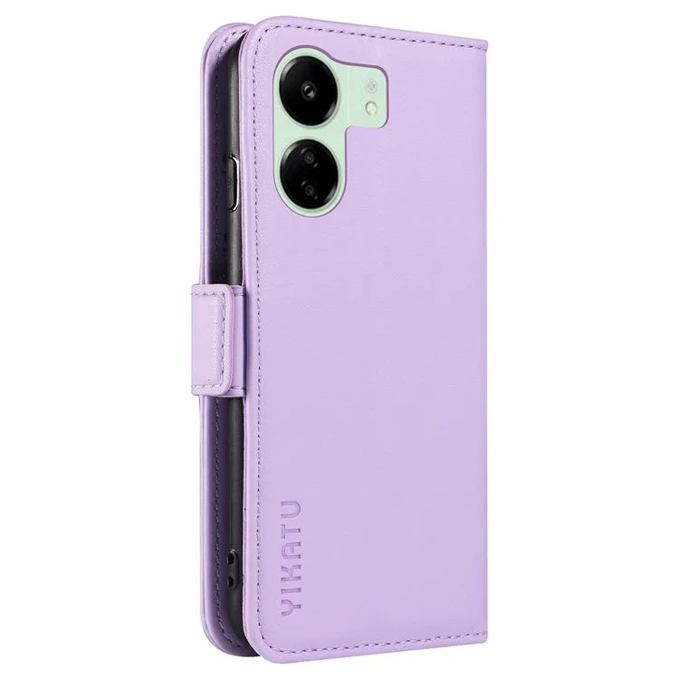 YIKATU YK-003 For Xiaomi Redmi 13C 4G / Poco C65 4G Case PU Leather Stand Phone Cover