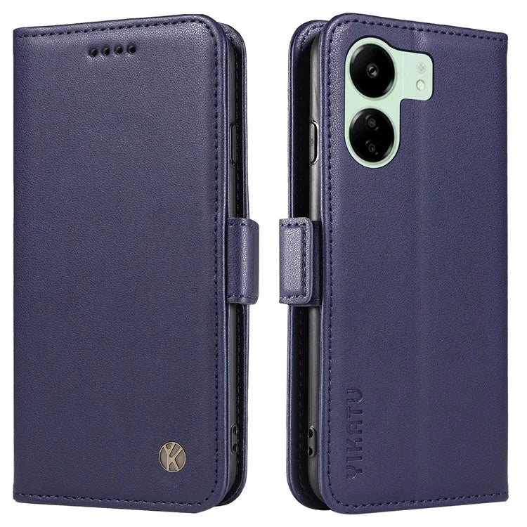YIKATU YK-003 For Xiaomi Redmi 13C 4G / Poco C65 4G Case PU Leather Stand Phone Cover