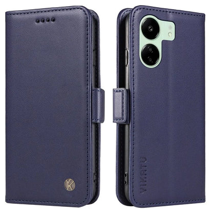 YIKATU YK-003 For Xiaomi Redmi 13C 4G / Poco C65 4G Case PU Leather Stand Phone Cover