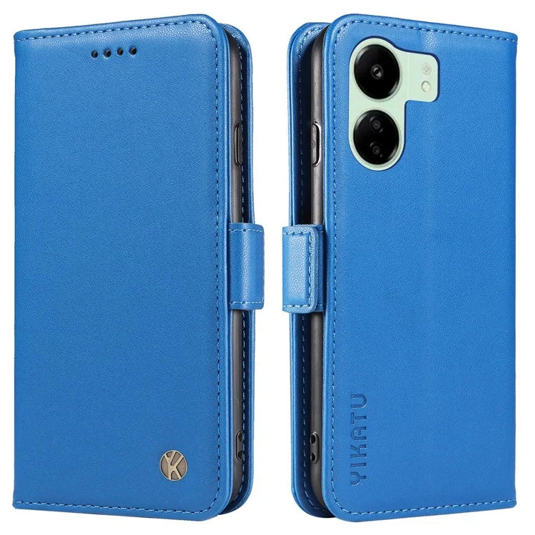 YIKATU YK-003 For Xiaomi Redmi 13C 4G / Poco C65 4G Case PU Leather Stand Phone Cover