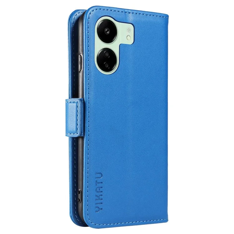 YIKATU YK-003 For Xiaomi Redmi 13C 4G / Poco C65 4G Case PU Leather Stand Phone Cover