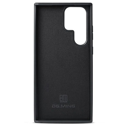 DG.MING For Samsung Galaxy S24 Ultra Phone Case Anti-scratch Side Edge Leather Coating Back Shell
