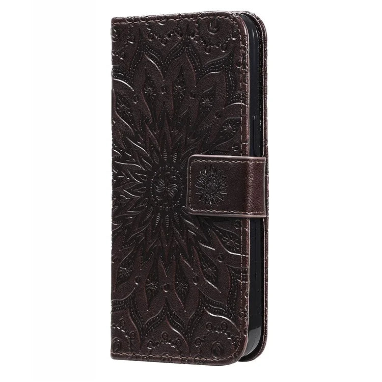KT Imprinting Flower Series-1 For Xiaomi 14 Pro Magnetic Phone Case PU Leather Wallet Protective Cover