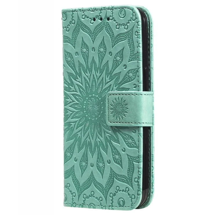 KT Imprinting Flower Series-1 For Xiaomi 14 Pro Magnetic Phone Case PU Leather Wallet Protective Cover