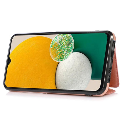 For Samsung Galaxy A05s 4G Case Card Holder Kickstand PU Leather+TPU Cover with Shoulder Strap