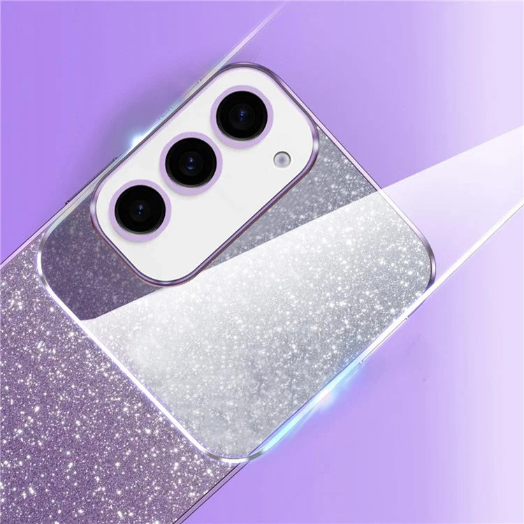 For Samsung Galaxy S23 6D Electroplating Cell Phone Case Glitter Powder TPU Cover