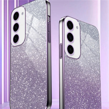 For Samsung Galaxy S23 6D Electroplating Cell Phone Case Glitter Powder TPU Cover