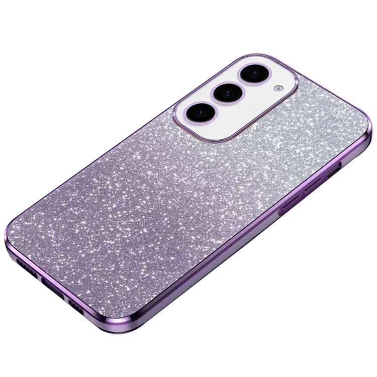 For Samsung Galaxy S23 6D Electroplating Cell Phone Case Glitter Powder TPU Cover