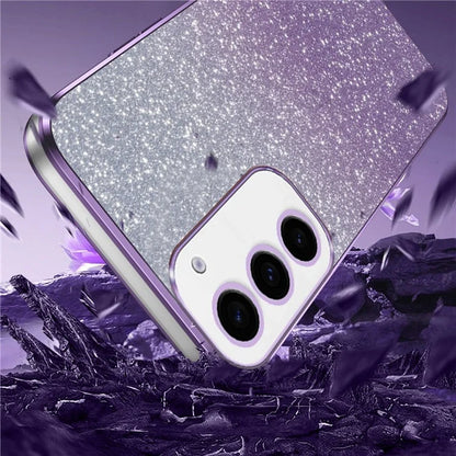 For Samsung Galaxy S23 6D Electroplating Cell Phone Case Glitter Powder TPU Cover