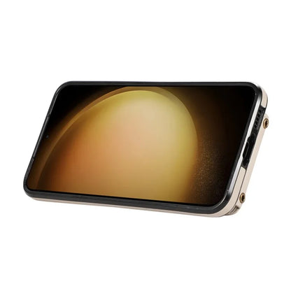 For Samsung Galaxy S21 Ultra 5G Case Card Holder Kickstand TPU+PU Leather Phone Cover