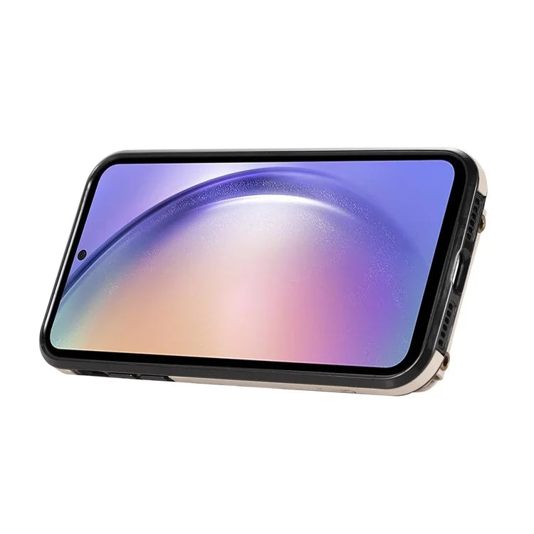 For Samsung Galaxy A52 4G / A52s 5G / A52 5G Case Card Holder PU Leather Phone Cover with Kickstand