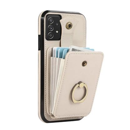 For Samsung Galaxy A52 4G / A52s 5G / A52 5G Case Card Holder PU Leather Phone Cover with Kickstand