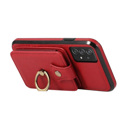 For Samsung Galaxy A52 4G / A52s 5G / A52 5G Case Card Holder PU Leather Phone Cover with Kickstand