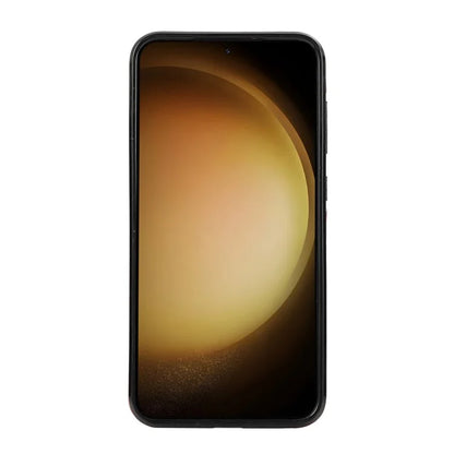 For Samsung Galaxy A24 4G (162.1 x 77.6 x 8.3mm) Case Kickstand Slim-Fit TPU+PU Leather Mobile Phone Cover