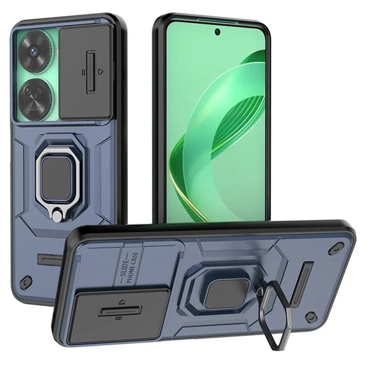 For Huawei nova 11 SE Kickstand Phone Case with Slide Camera Cover