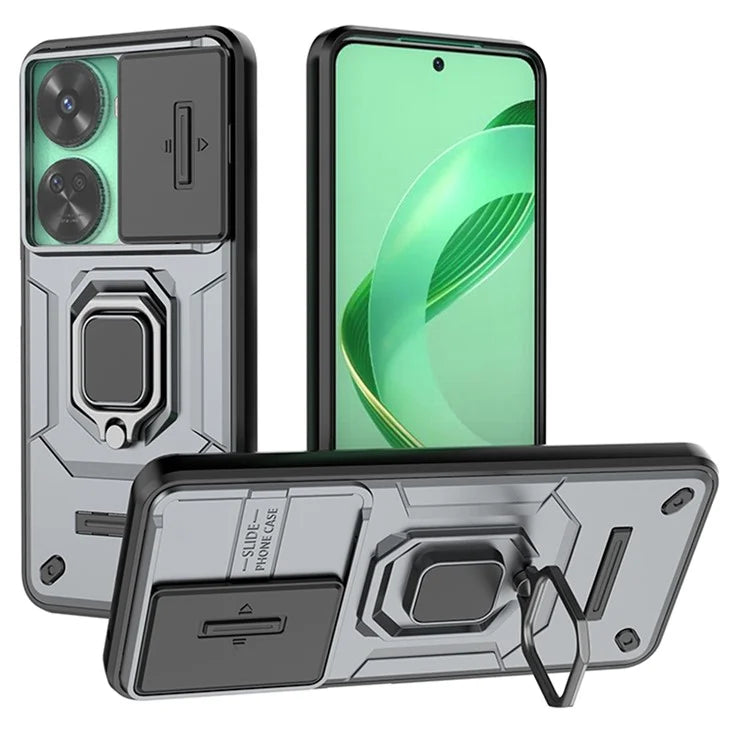 For Huawei nova 11 SE Kickstand Phone Case with Slide Camera Cover