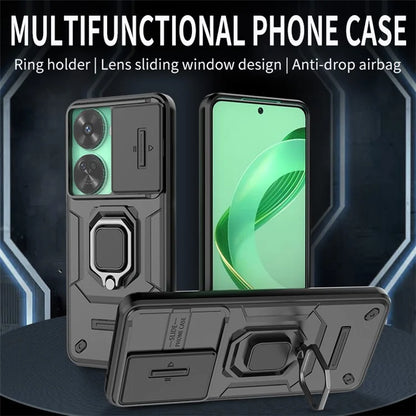 For Huawei nova 11 SE Kickstand Phone Case with Slide Camera Cover