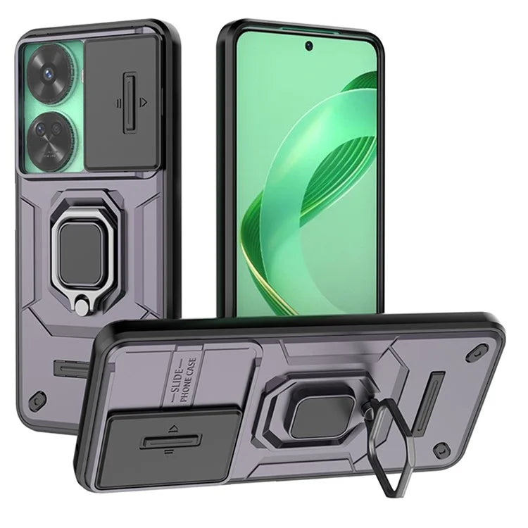 For Huawei nova 11 SE Kickstand Phone Case with Slide Camera Cover