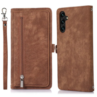 Shockproof Case For Samsung Galaxy A15 5G Shell 9 Card Slots PU Leather Phone Cover