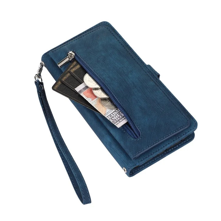 Shockproof Case For Samsung Galaxy A15 5G Shell 9 Card Slots PU Leather Phone Cover