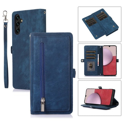 Shockproof Case For Samsung Galaxy A15 5G Shell 9 Card Slots PU Leather Phone Cover