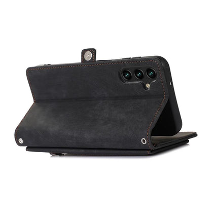 Shockproof Case For Samsung Galaxy A15 5G Shell 9 Card Slots PU Leather Phone Cover
