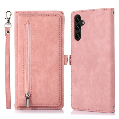 Shockproof Case For Samsung Galaxy A15 5G Shell 9 Card Slots PU Leather Phone Cover