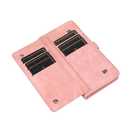 Shockproof Case For Samsung Galaxy A15 5G Shell 9 Card Slots PU Leather Phone Cover