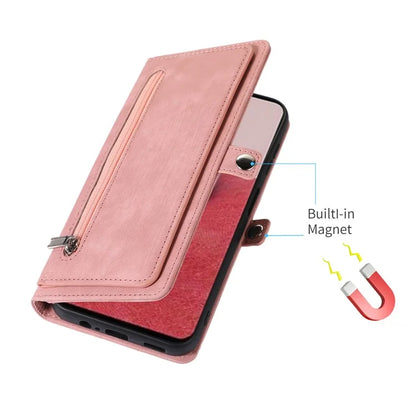 Shockproof Case For Samsung Galaxy A15 5G Shell 9 Card Slots PU Leather Phone Cover