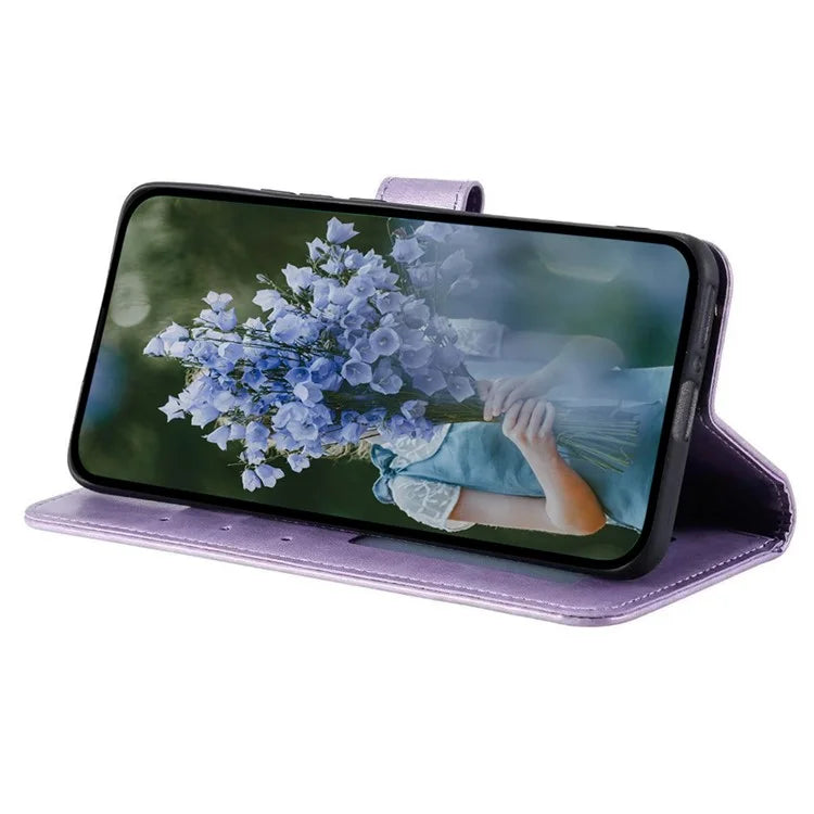 For Xiaomi Redmi 13C 4G / Poco C65 4G Case Mandala Flower Imprint Cover with Strap