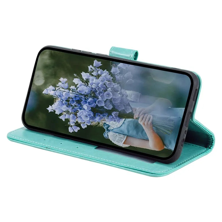 For Xiaomi Redmi 13C 4G / Poco C65 4G Case Mandala Flower Imprint Cover with Strap