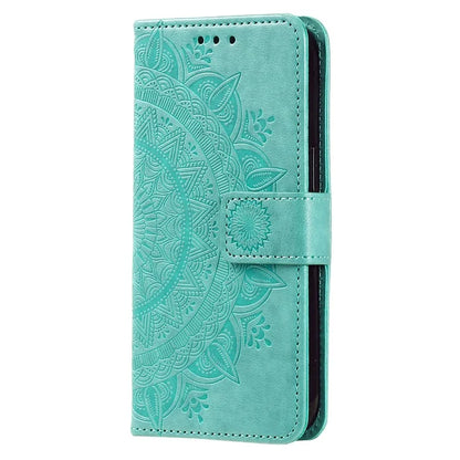 For Xiaomi Redmi 13C 4G / Poco C65 4G Case Mandala Flower Imprint Cover with Strap