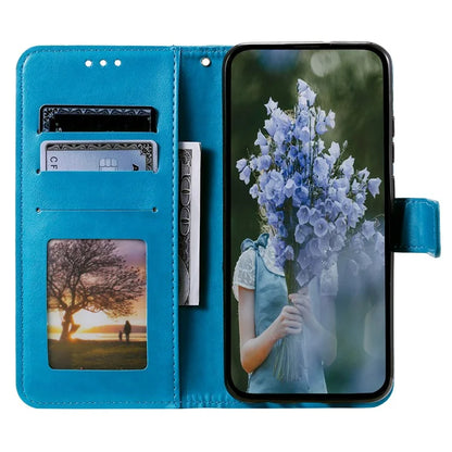 For Xiaomi Redmi 13C 4G / Poco C65 4G Case Mandala Flower Imprint Cover with Strap