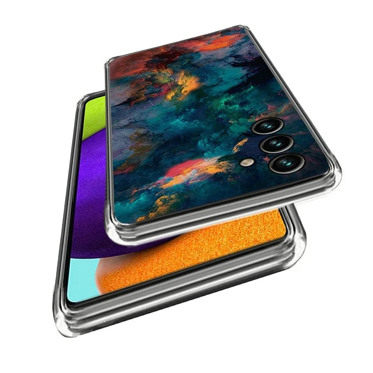 For Samsung Galaxy A15 4G TPU Case Phone Cover Protector with IMD Pattern Printing