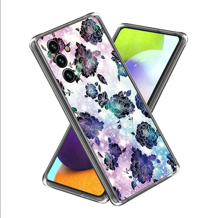 For Samsung Galaxy A15 4G TPU Case Phone Cover Protector with IMD Pattern Printing
