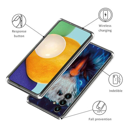For Samsung Galaxy A15 4G TPU Case Phone Cover Protector with IMD Pattern Printing