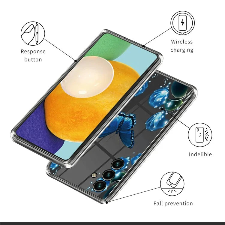 For Samsung Galaxy A15 4G TPU Case Phone Cover Protector with IMD Pattern Printing