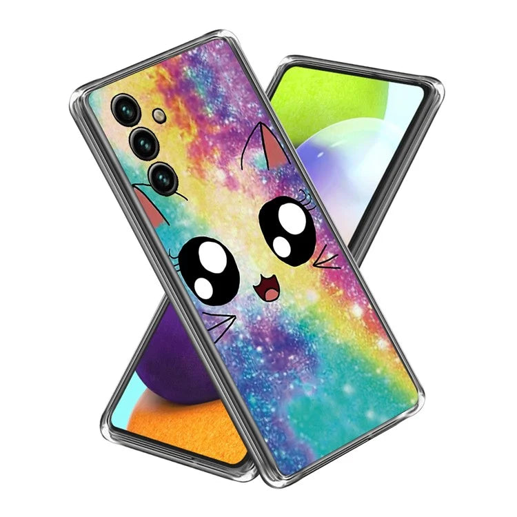 For Samsung Galaxy A15 4G TPU Case Phone Cover Protector with IMD Pattern Printing