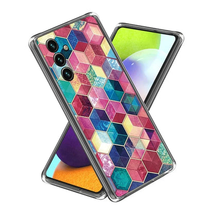 For Samsung Galaxy A15 4G TPU Case Phone Cover Protector with IMD Pattern Printing