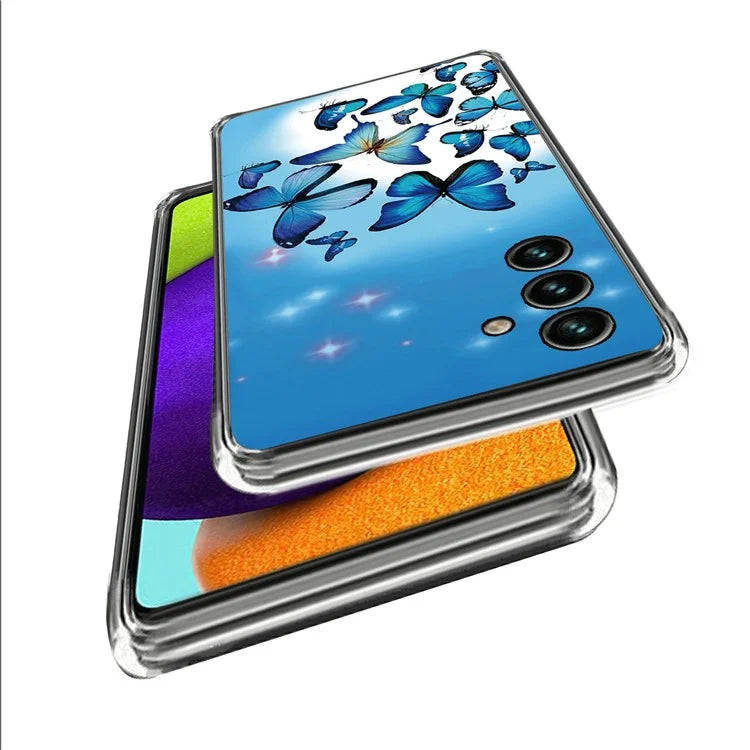 For Samsung Galaxy A15 4G TPU Case Phone Cover Protector with IMD Pattern Printing