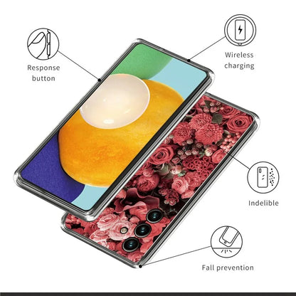 For Samsung Galaxy A15 4G TPU Case Phone Cover Protector with IMD Pattern Printing