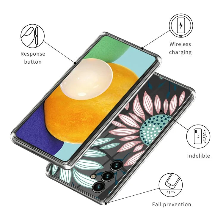 For Samsung Galaxy A15 4G Phone Case Slim Protective Soft TPU Pattern Cover