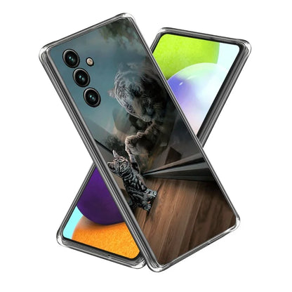 For Samsung Galaxy A15 4G TPU Phone Case Pattern Printed Anti-Scratch Slim Cover
