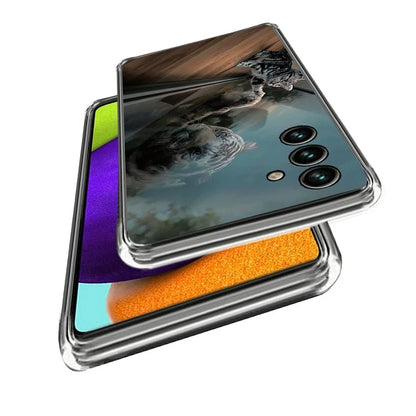 For Samsung Galaxy A15 4G TPU Phone Case Pattern Printed Anti-Scratch Slim Cover
